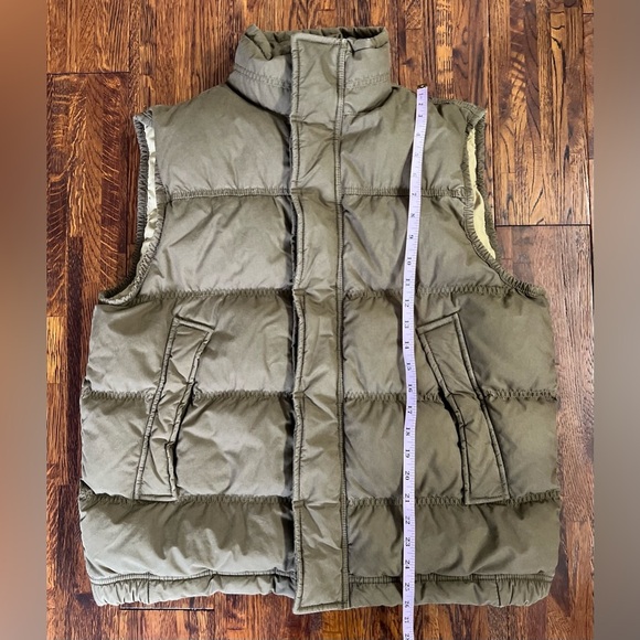 RALPH LAUREN DENIM & SUPPLY Vintage Military Puffer Vest in Olive Khaki Size M - Picture 2 of 7